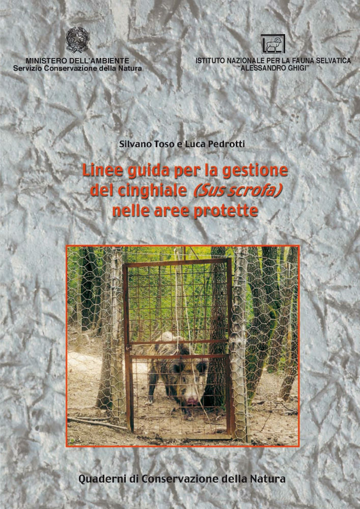 Linee guida per la gestione del cinghiale nelle aree protette 1 edizione